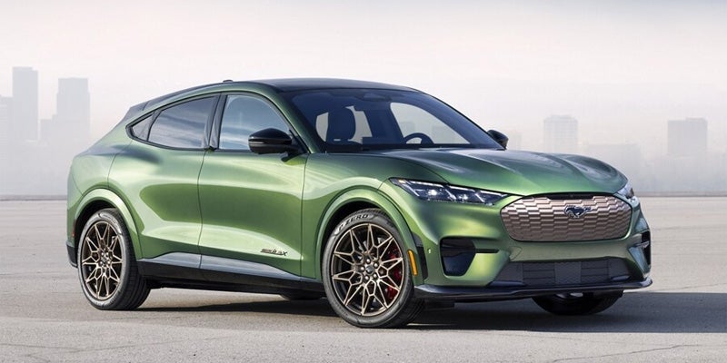 Green 2024 Ford Mustang Mach-E