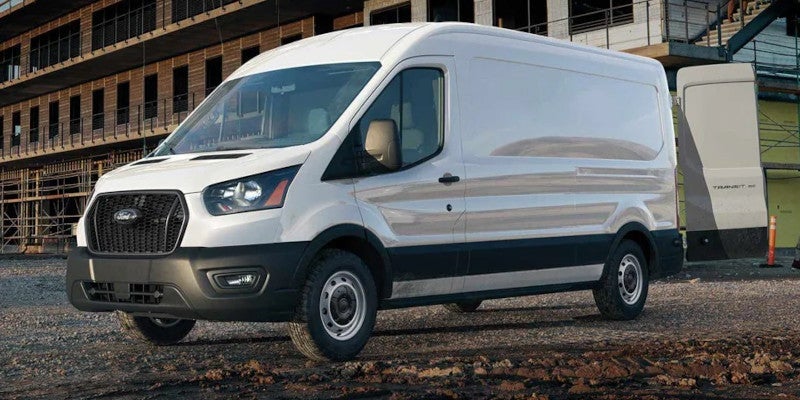 white 2025 Ford E-Transit