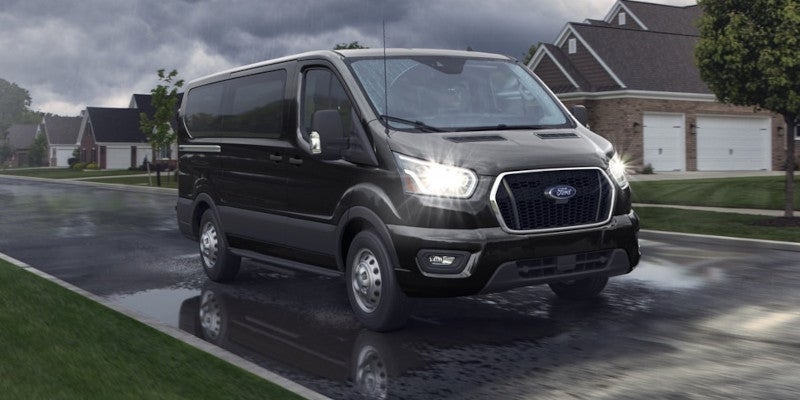 black 2025 Ford E-Transit