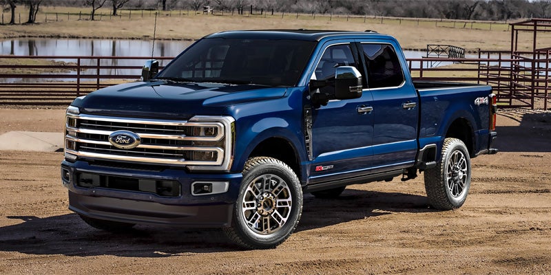 Blue 2025 Ford Super Duty F-250