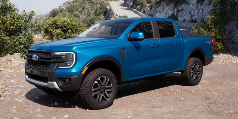 Blue 2024 Ford Ranger