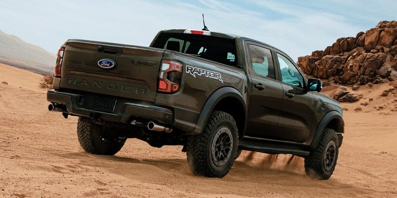 2024 Ford Ranger Backside view