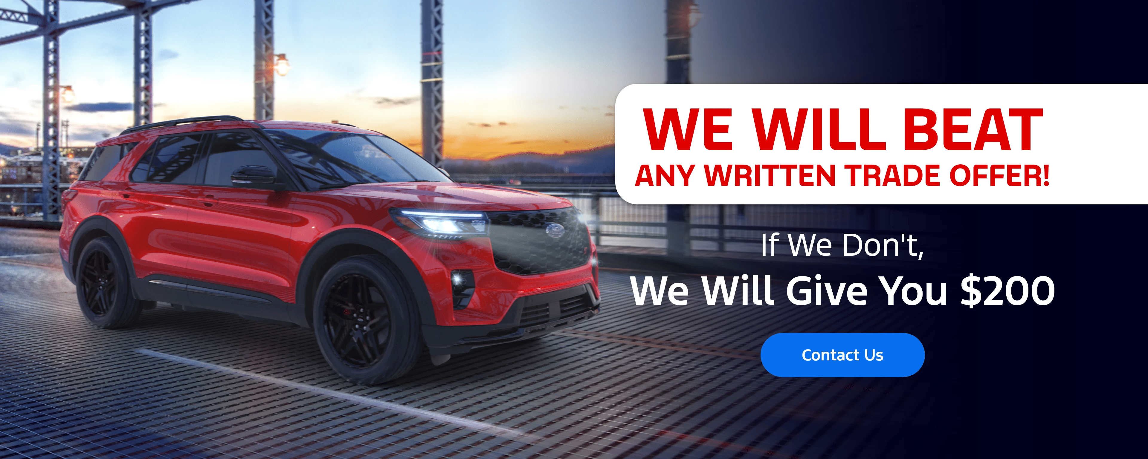 We Will Beat Any Written Trade OfferMike Willis Ford Orange in Orange 